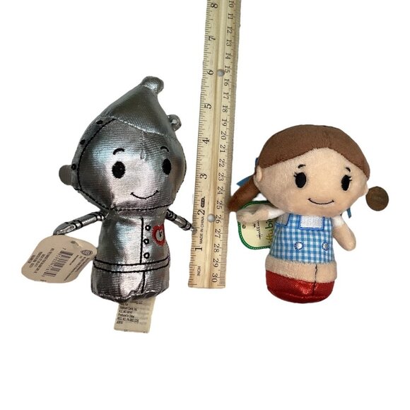 Hallmark 2014 Wizard Of Oz Itty Bittys Plush Dolls Dorothy & Tin Man - NWT - Picture 3 of 5